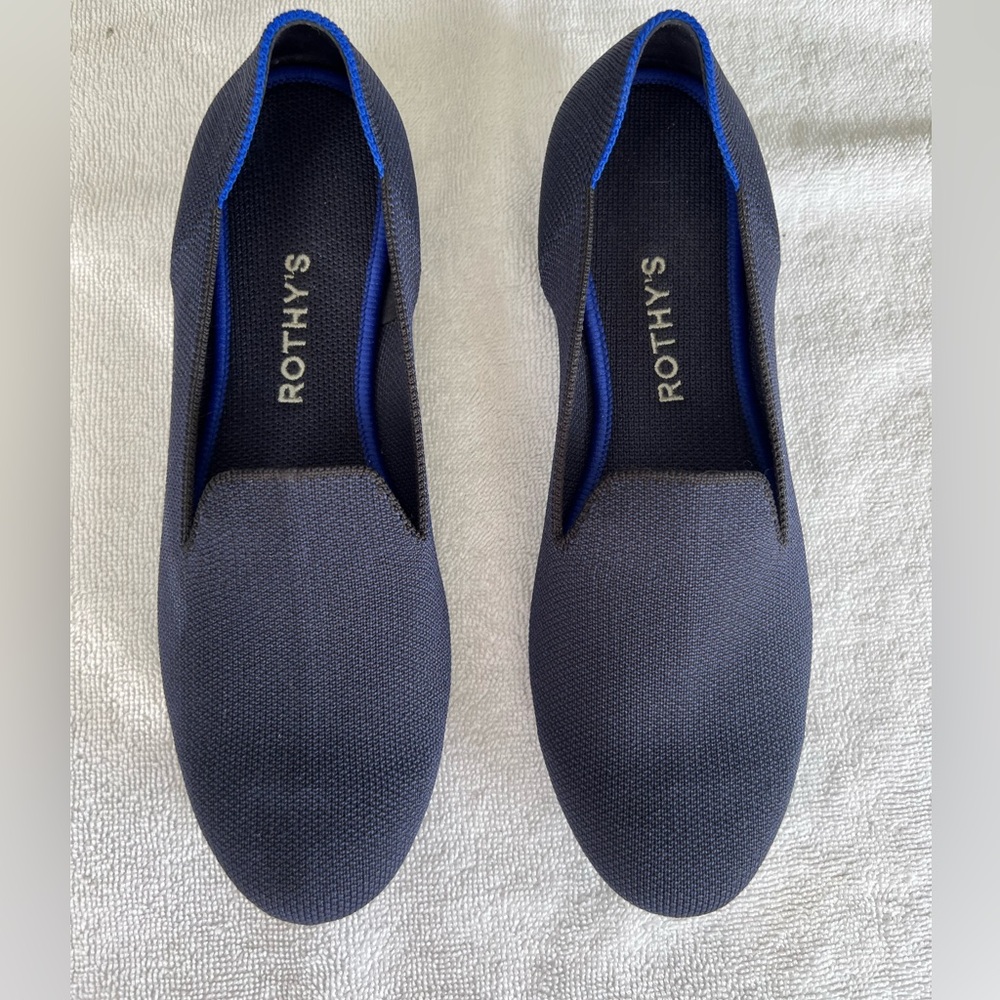 Rothy’s Loafer, Navy, size 7.5. Excellent Used Condition